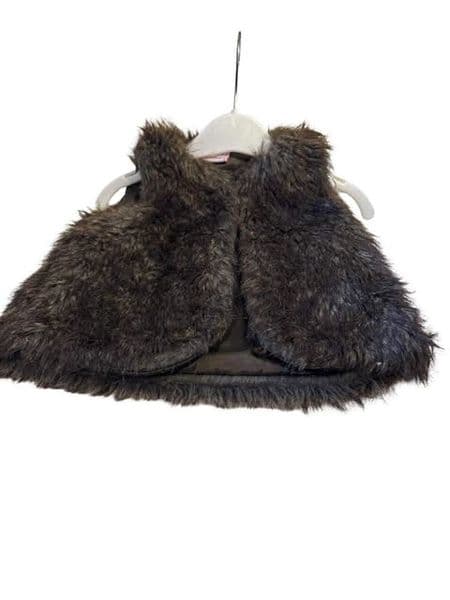 3-6 Month Fur Style Bolero Jacket