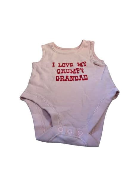 3-6 Month Grandad Sleeveless Body