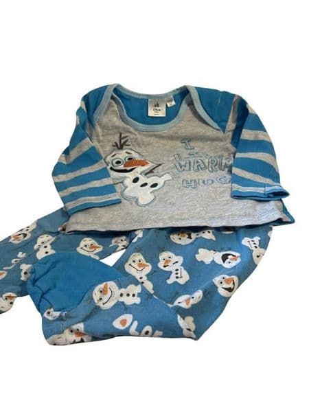 3-6 Month Olaf Themed Pyjamas
