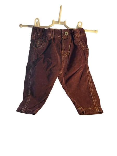 3-6 Month Purple Cord Trousers
