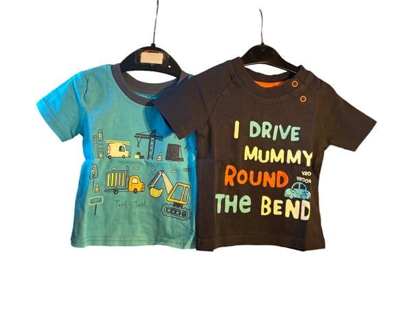3-6 Month Set of 2  George Baby Tees - 
