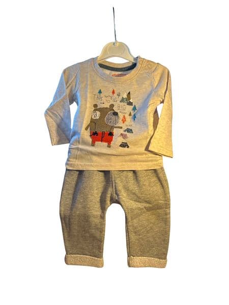 3-6 MonthBaby Boy  Primark & Nutmeg Bear Outfit Set