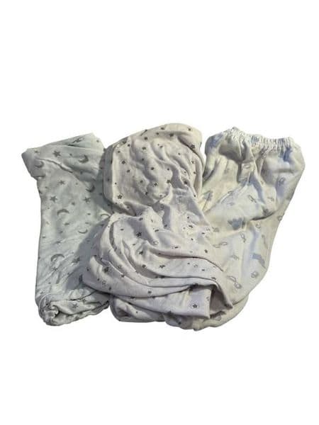 3 Patterned Carry Cot Sheets