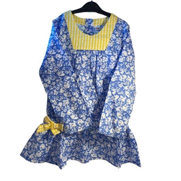 5-6 Year Blue and Yellow top