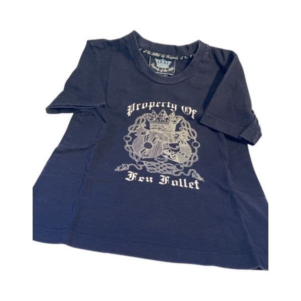 5-6 Year Feu Follet Navy Tee Shirt