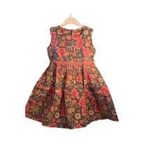 5 Year Pink Floral Pinafore Dr ess