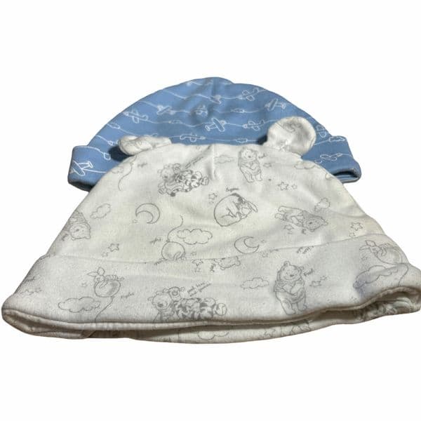 6-12 Month 2 x Cotton Hats