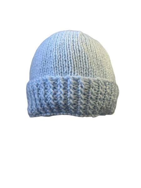 6-9 Month Blue Knitted Hat