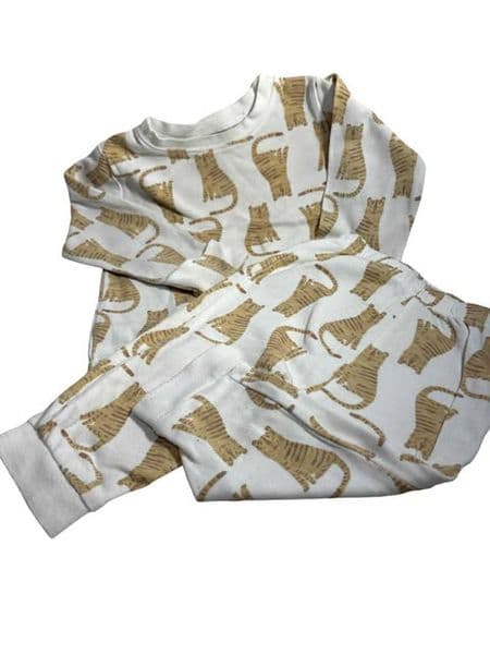 6-9 Month Cat Print Pyjamas