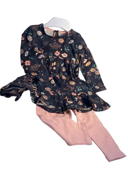 6-9 Month Floral Tunic Set