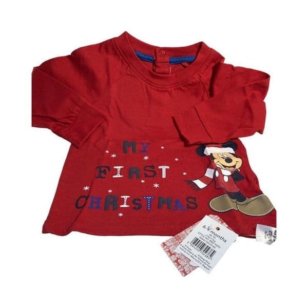 6-9 Month My First Christmas Top