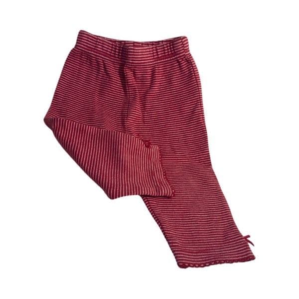 6-9 Month Red Striped Trousers