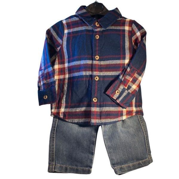 6-9 Month Shirt and Jeans.