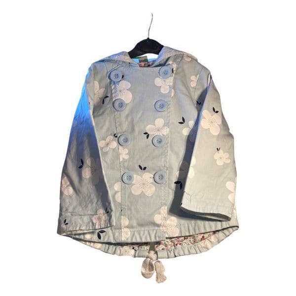 6 Year Blue Floral Coat