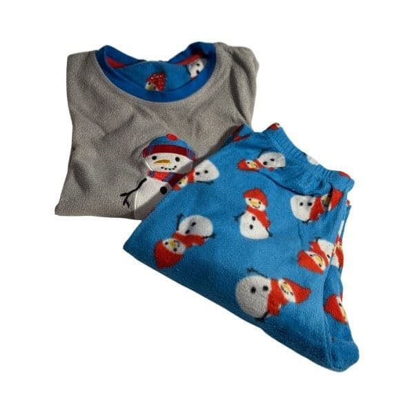 6 Year Snowman Fleece Pyjamas