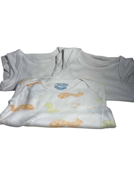 9-12 Month 3 x Gender Free Bodysuits