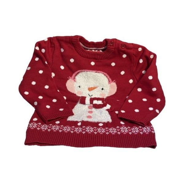 9-12 Month Red Christmas Jumper