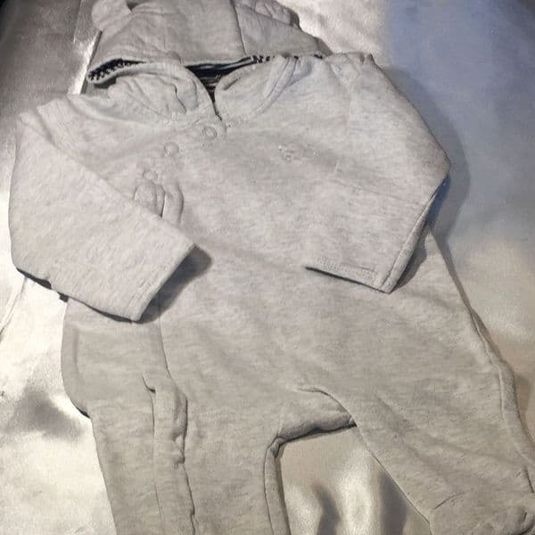 Hidden Grey Pram Coat