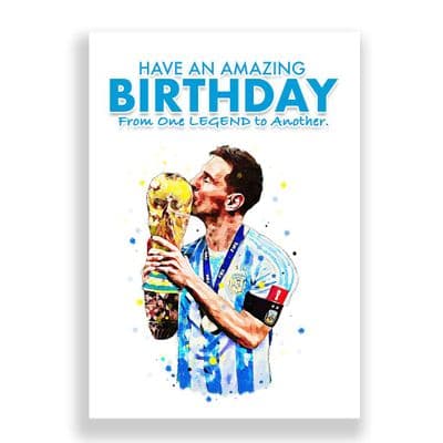 Argentina Birthday  Card | Lionel Messi