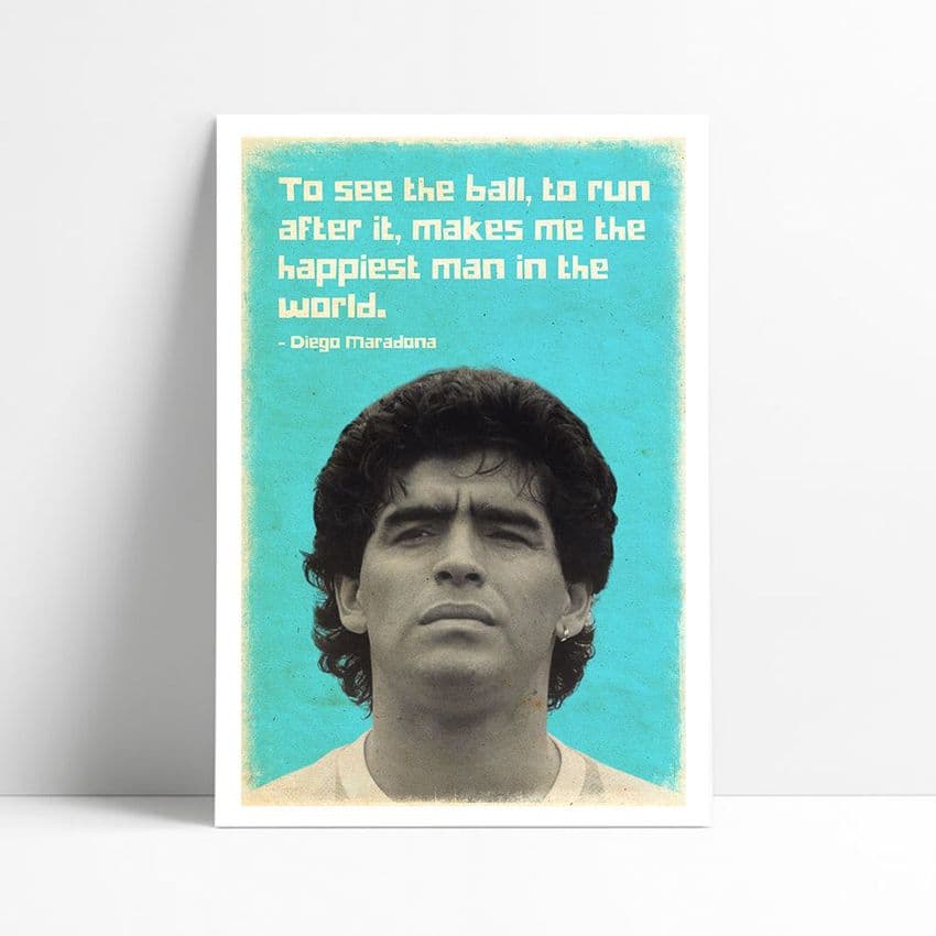 Argentina |  Diego Maradona Retro Art Print