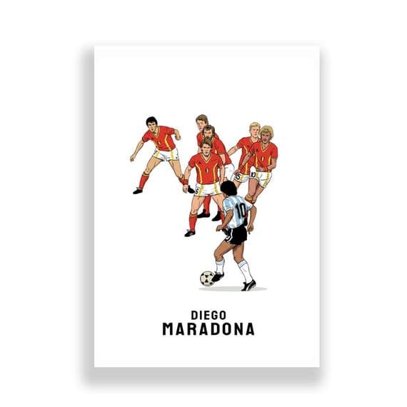 Argentina Print | Diego Maradona Belgium
