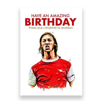 Arsenal Birthday Card | Charlie George