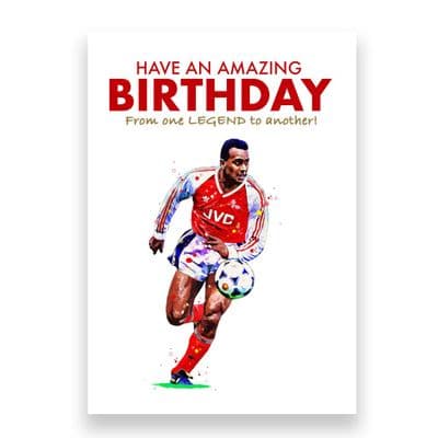 Arsenal Birthday Card | David Rocastle