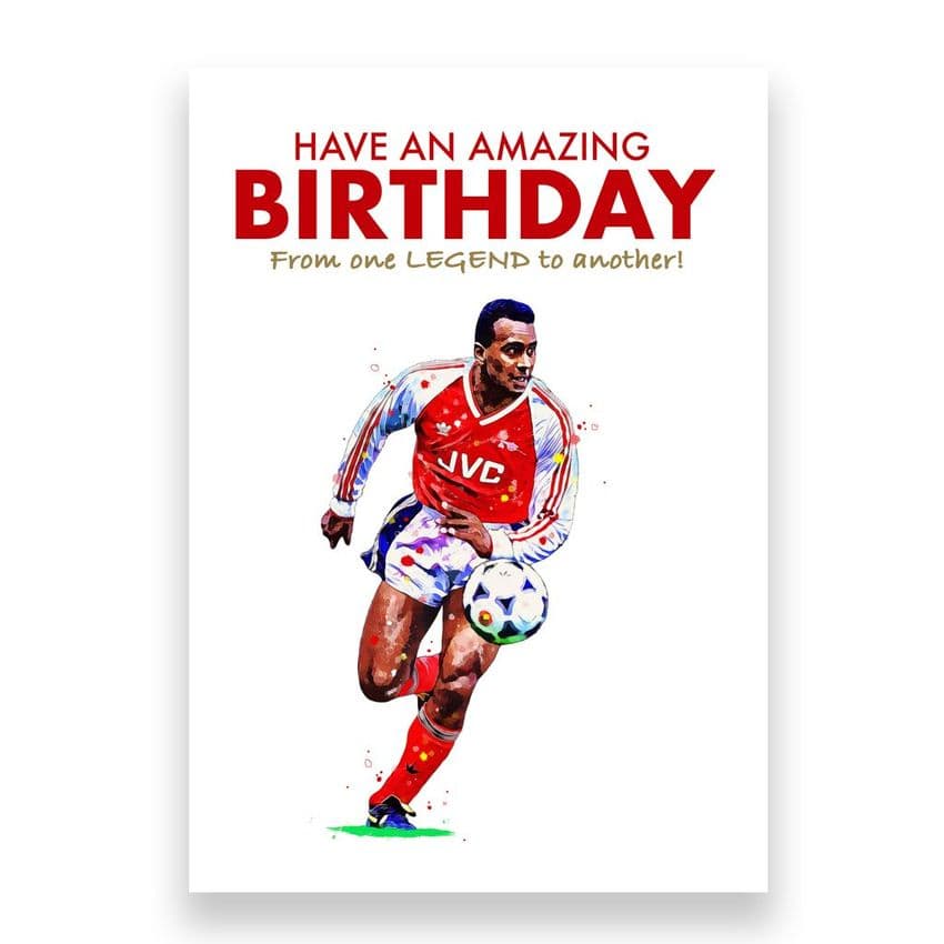 Arsenal Birthday Card | David Rocastle