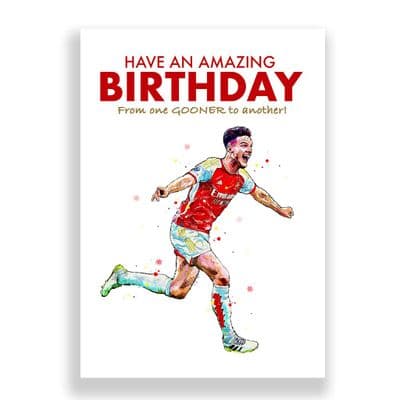 Arsenal Birthday  Card | Declan Rice