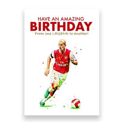 Arsenal Birthday Card | Freddie Lunjberg