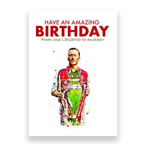 Arsenal Birthday Card | Lee Dixon