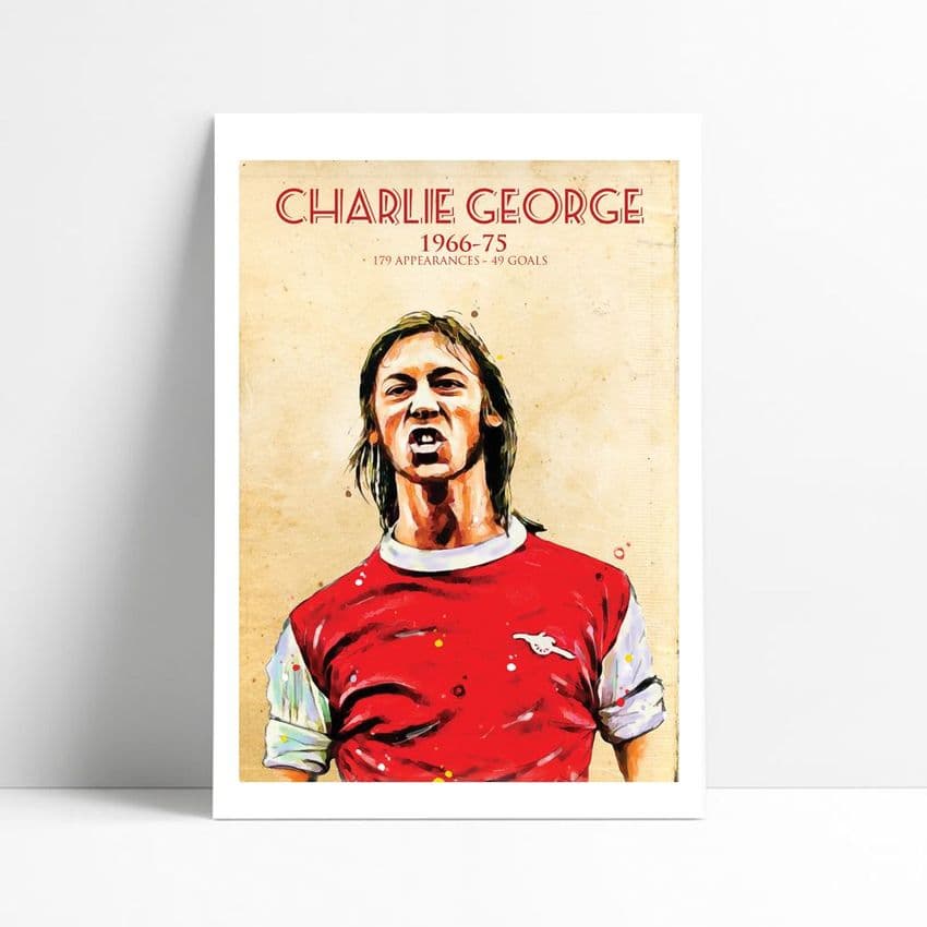 Arsenal | Charlie George Retro Print