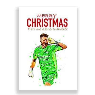 Arsenal Christmas Card | Aaron Ramsdale