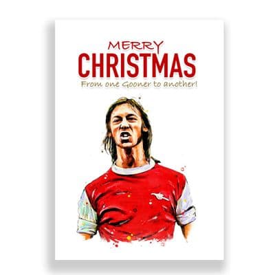 Arsenal Christmas Card | Charlie George