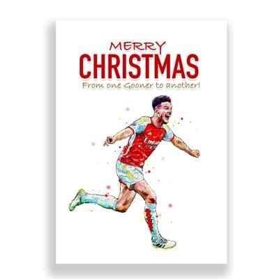 Arsenal Christmas Card | Declan Rice