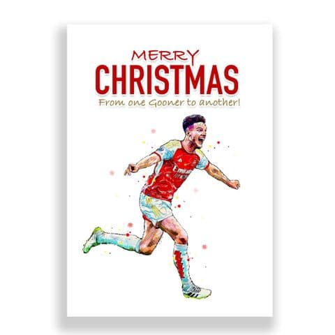 Arsenal Christmas Card | Declan Rice