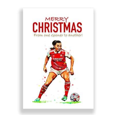 Arsenal Christmas Card | Katie McCabe