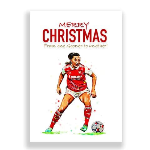 Arsenal Christmas Card | Katie McCabe