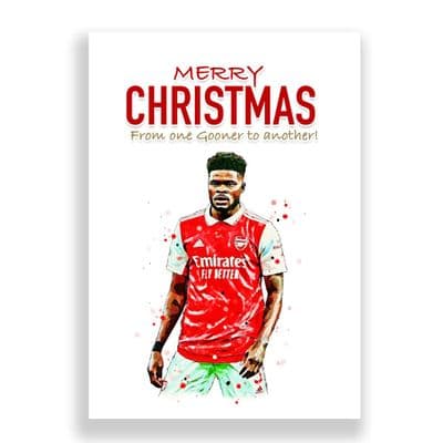 Arsenal Christmas Card | Partey