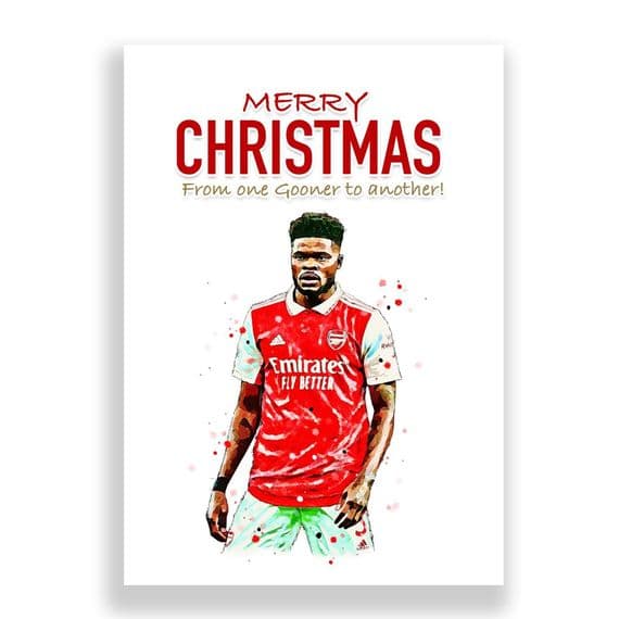 Arsenal Christmas Card | Partey
