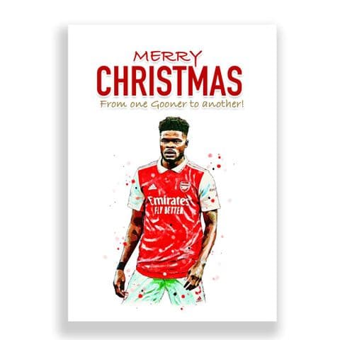 Arsenal Christmas Card | Partey