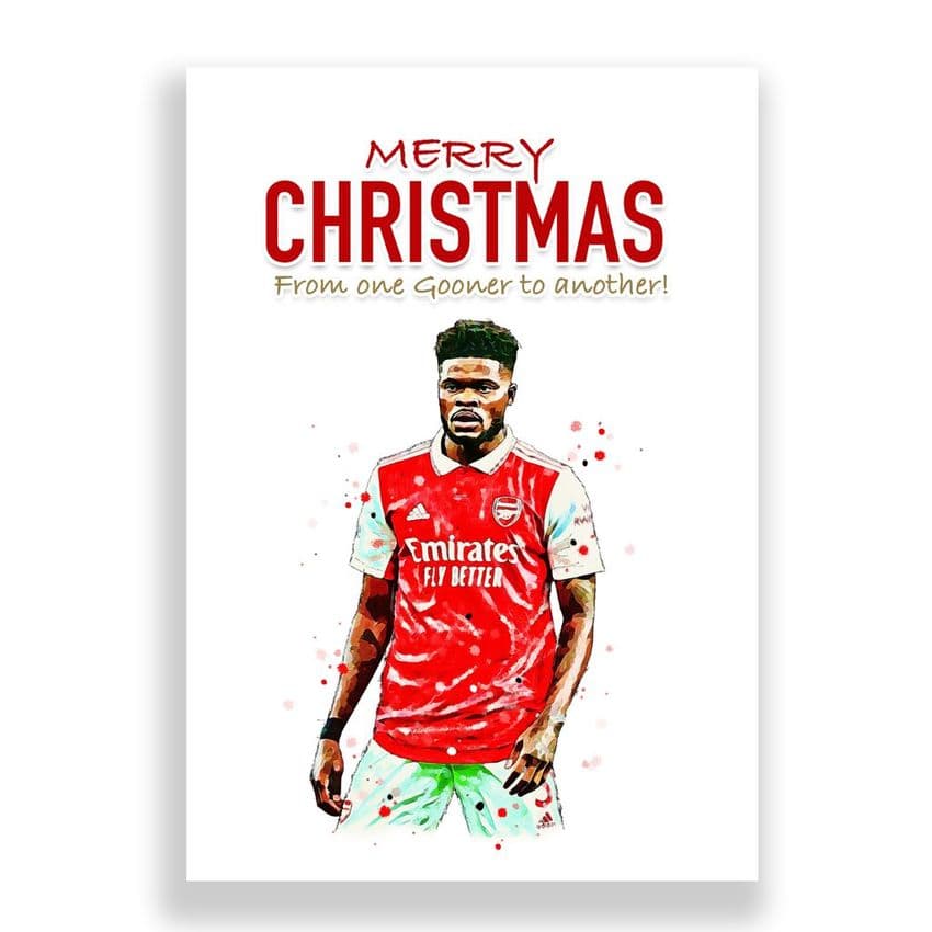 Arsenal Christmas Card | Partey