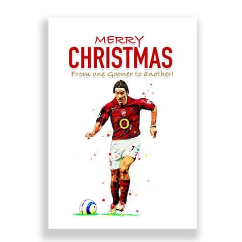 Arsenal Christmas Card | Robert Pires