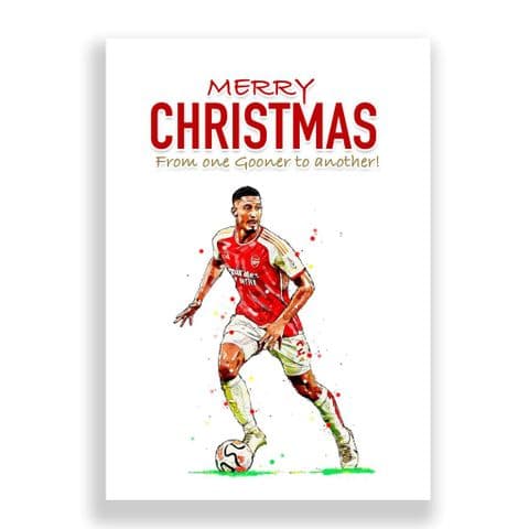 Arsenal Christmas Card | William Saliba