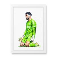 Arsenal |  David Raya Art Print