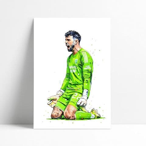 Arsenal | David Raya Art Print