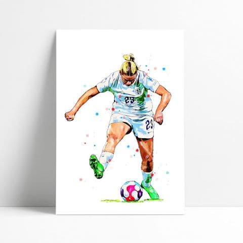 Arsenal | England | Alessia Russo Art Print