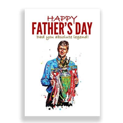 Arsenal Father's Day Card | Arsene Wenger