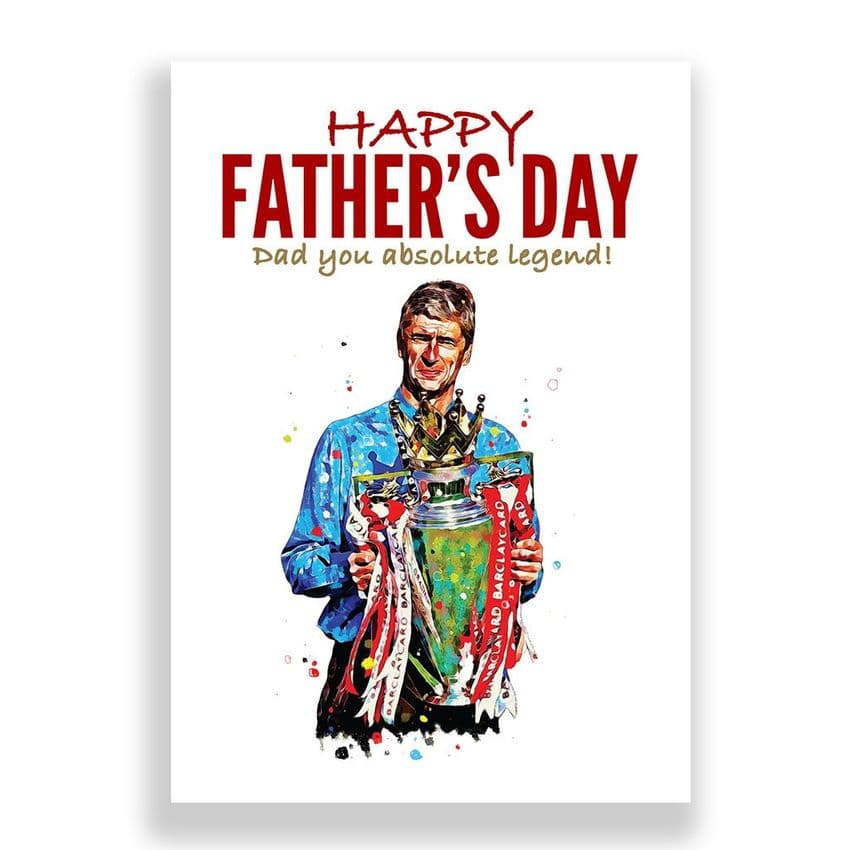 Arsenal Father's Day Card | Arsene Wenger
