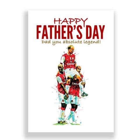 Arsenal Father's Day Card | Bergkamp | Henry | Vieira